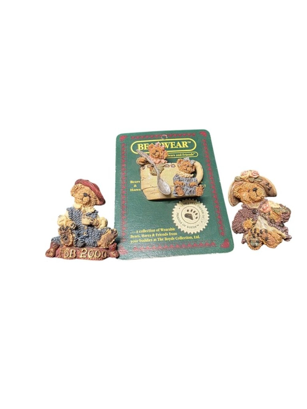 Boyds Bears Vintage Lot of Brooch Pins Bears
